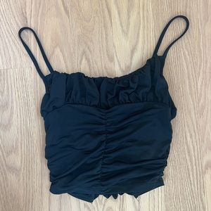 Urban Outfitters Black Crop Top (Small)